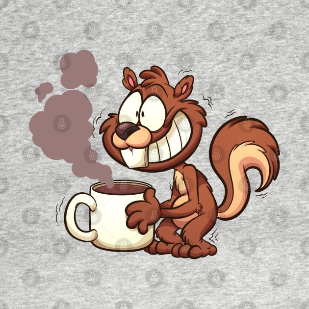 Caffeinated squirrel by memoangeles